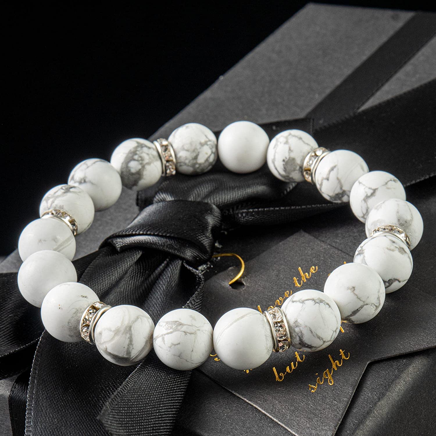 liagza Healing Bracelet For Women Anxiety Crystal Bracelet Chakra Beaded Bracelets Rose Quartz Crystals And Healing Stones Bracelet Calming Strand Stretch Bracelet Stress Relief Gifts For Women - Image 3